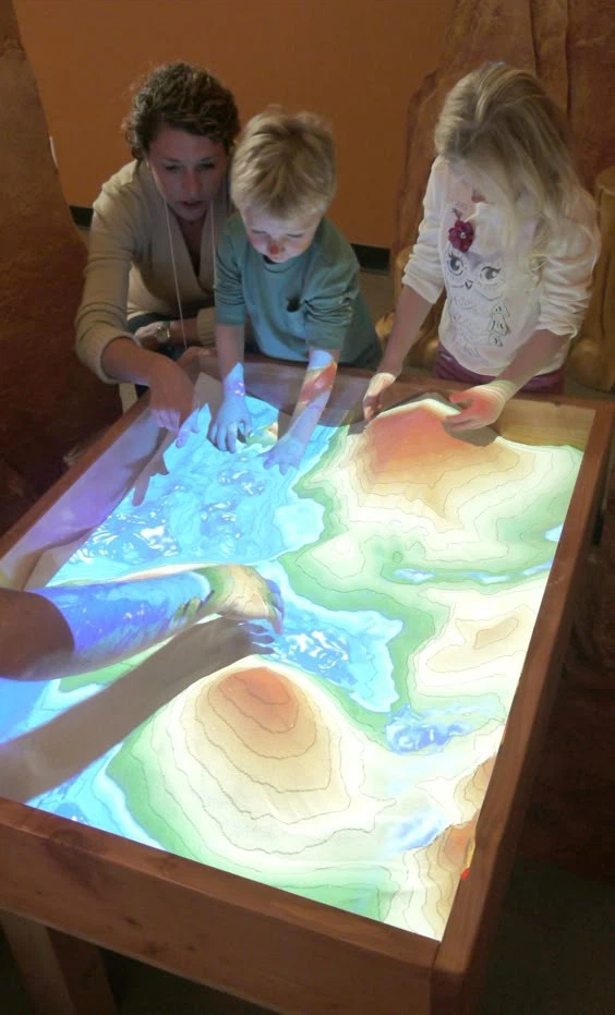 VR Interactive Sandbox Projection